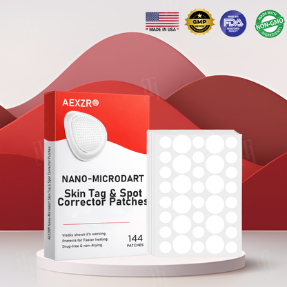 AEXZR® Nano-Microdart Skin Tag & Spot Corrector Patches