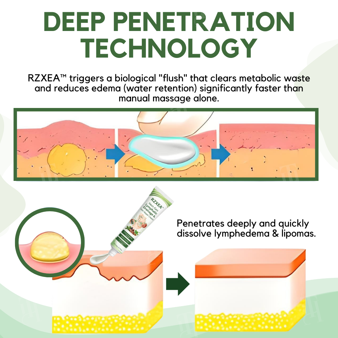 Limited Stock!!⚡RZXEA™ Next-Gen Lymphatic Drainage & Vein Repair Cream