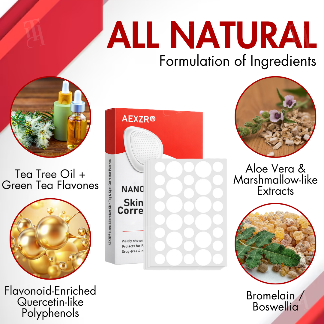 AEXZR® Nano-Microdart Skin Tag & Spot Corrector Patches