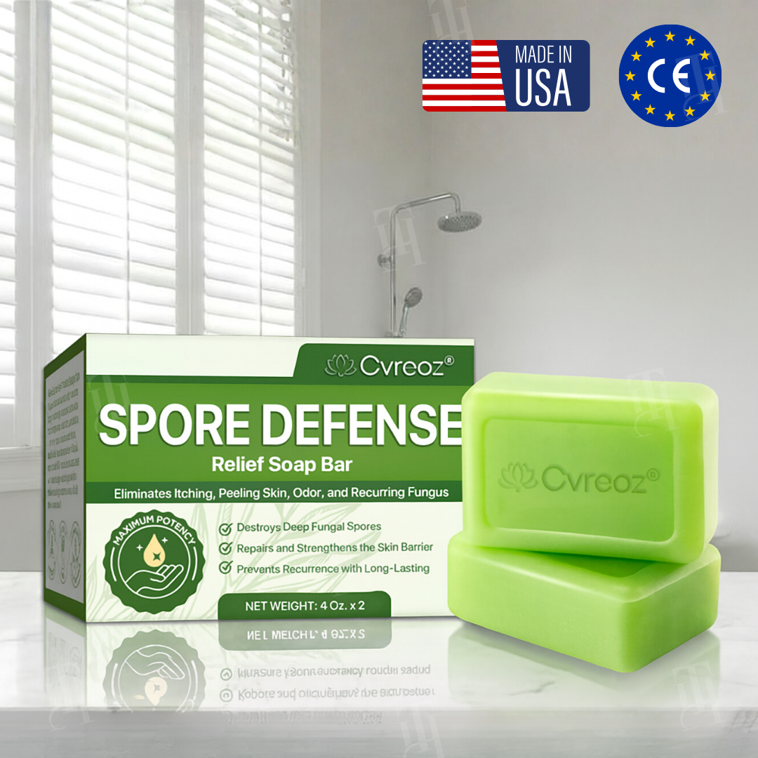 🔥 FLASH SALE: 50% OFF! | Cvreoz® Spore Defense Relief Soap Bar