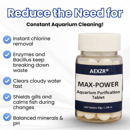 AEXZR® Max-Power Aquarium Purification Tablet