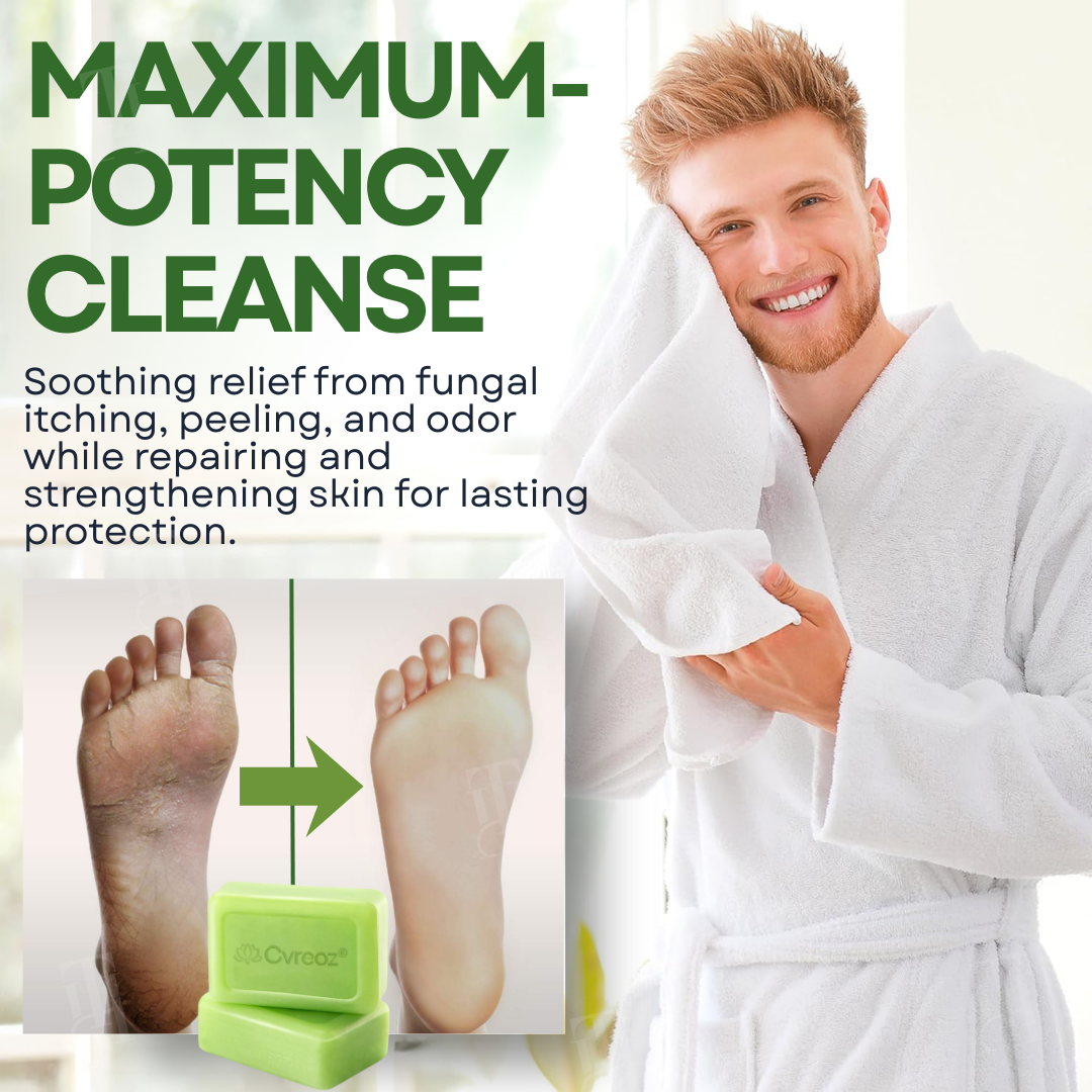 🔥 FLASH SALE: 50% OFF! | Cvreoz® Spore Defense Relief Soap Bar