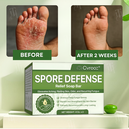 🔥 FLASH SALE: 50% OFF! | Cvreoz® Spore Defense Relief Soap Bar