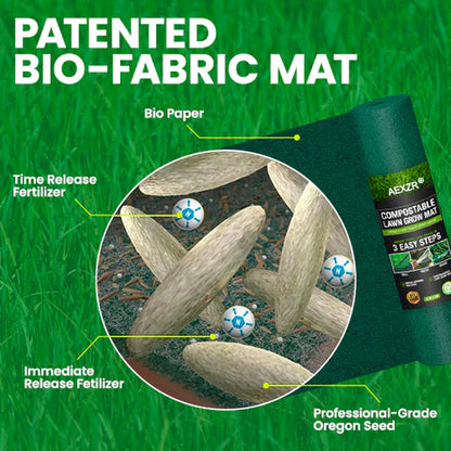 🏆Official Store | 🌟 Give your lawn a new look 🌟AEXZR®  Compostable Lawn Grow Mat