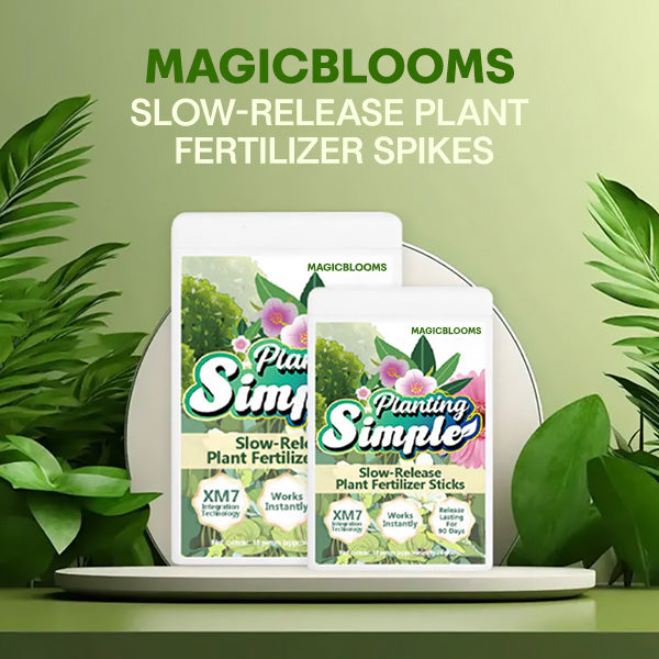 🏆Official Store | 🌺 All-in-one Balanced Nutrition🌺AEXZR® MagicBlooms Slow-Release Plant Fertilizer Spikes