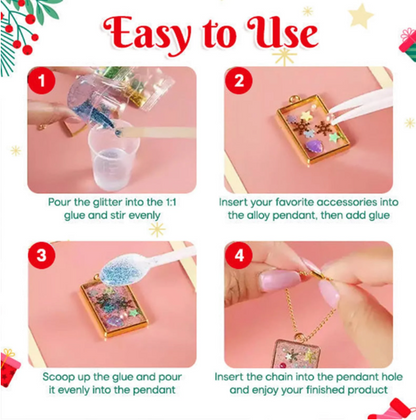 🏆Official Store |  🎨Unleash Creativity 🎨AEXZR® DIY Resin Pendant Kits For Child