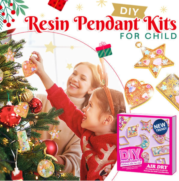 🏆Official Store |  🎨Unleash Creativity 🎨AEXZR® DIY Resin Pendant Kits For Child